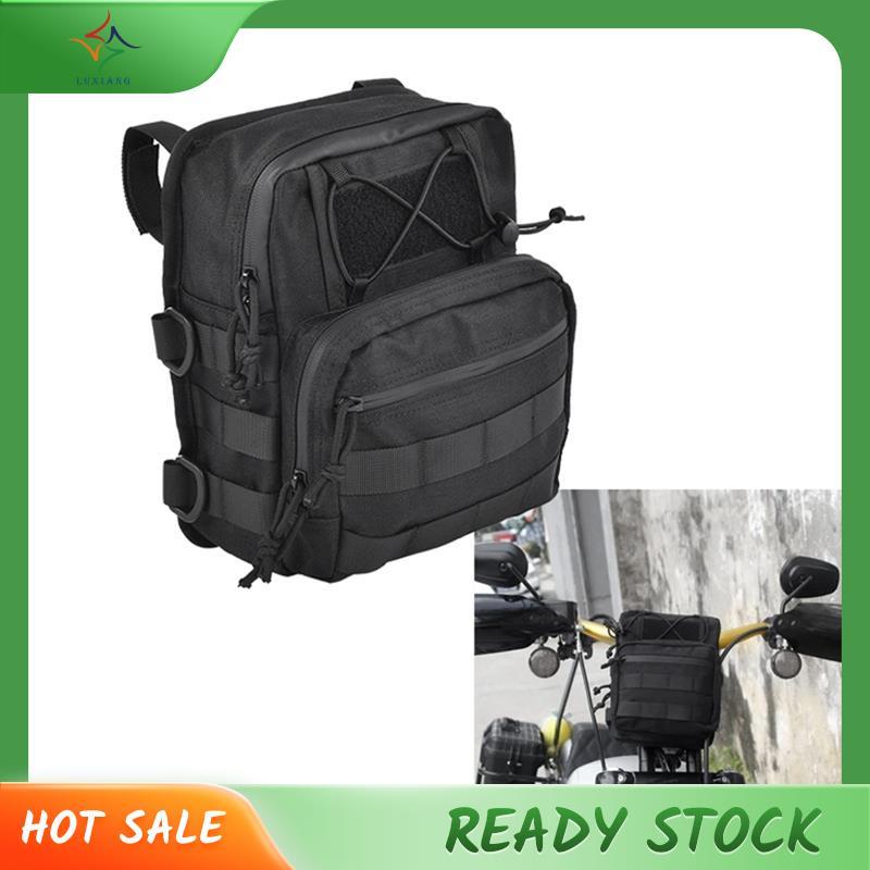 [luxiang.th] กระเป๋าแฮนด์ Universal Motorcycle Bar T-Bar Storage Bag Handle Bag for Softail Dyna Sportster