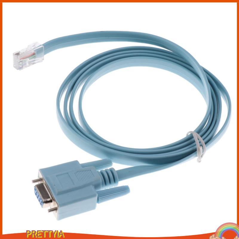 [PrettyiaPH] 1.8M 9pin to RS232 Serial Female Ethernet Network LAN Adapter Console Cable