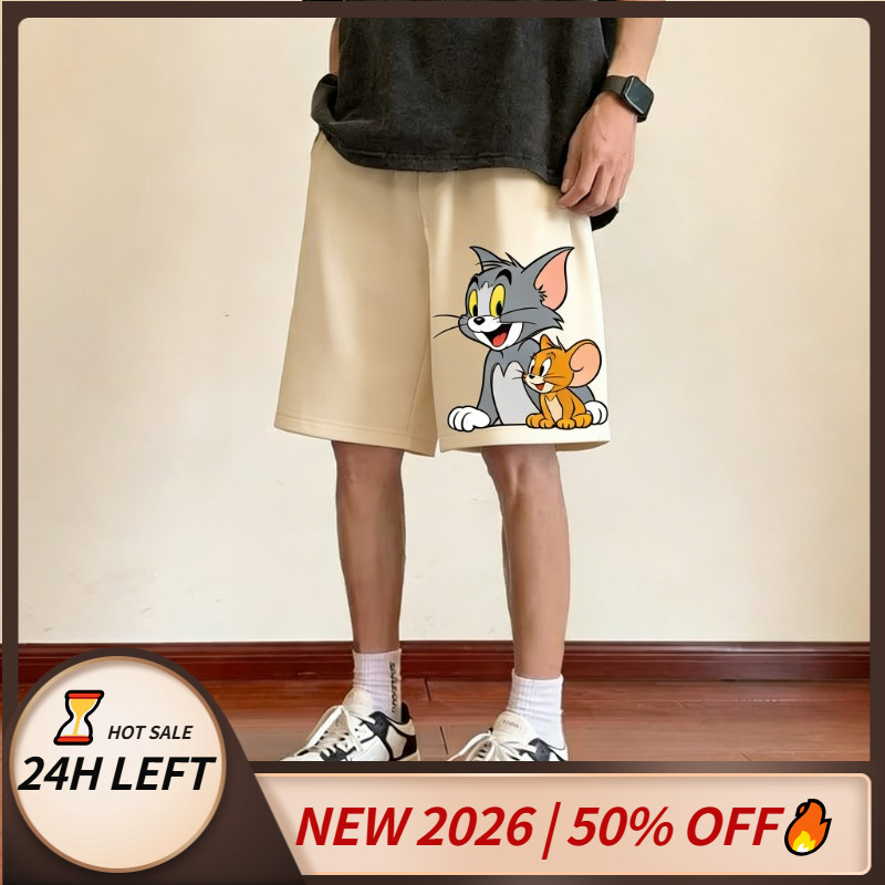 Plus ขนาด M-8XL กางเกงขาสั้นAmerican Vintage พิมพ์ Unisex Strap Drawstring กางเกงขาสั้นลําลอง 2026 หลวมคู่กีฬาฤดูร้อนห้าจุดกีฬาบาสเกตบอลกางเกงขาสั้น