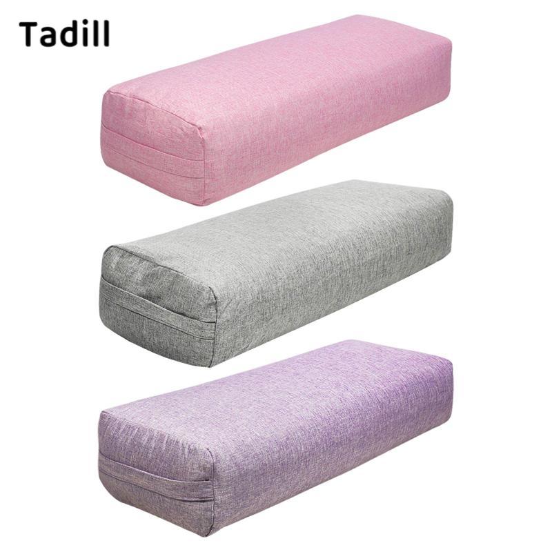 Tadill หมอนหนุนโยคะ Ergonomic ฟองน้ํารองรับอุปกรณ์เสริมฝาครอบแบบถอดได้สําหรับ Home Air Yoga และ Balance Poses — صورة 7