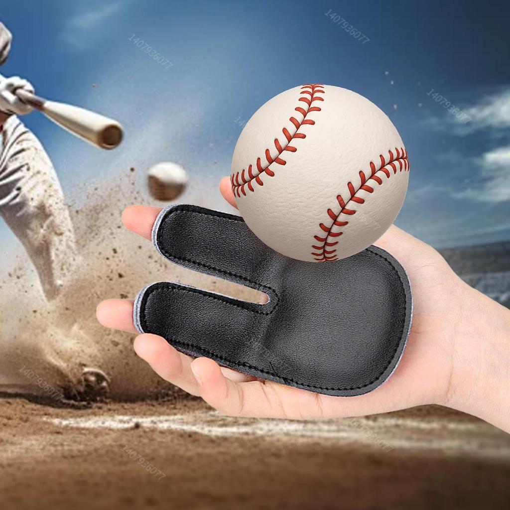 1pcs Softball Finger Pad PU หนาซอฟท์บอล Finger Guard Batting ป้องกัน SleeveSoftball Finger Pad PU หน