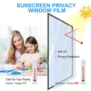 1roll 200 ซม.One Way Mirror ฟิล์มหน้าต่างสะท้อนแสง Home Privacy Solar Tint ฟอยล์สติกเกอร์แก้ว