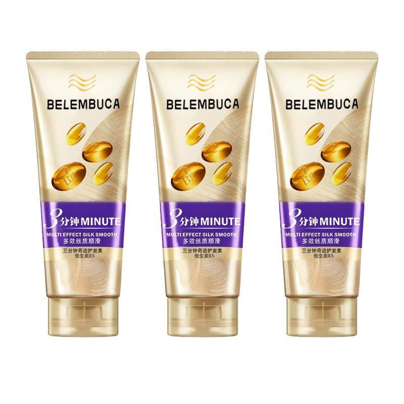 [ขายดี] [ผลิตภัณฑ์ของแท้อย่างเป็นทางการ] Three Minutes Miracle Conditioner Hair Mask Repair Perm Dye