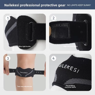 Knee brace for mountaineering, sports, running, badminton, men's knee protection, professional climbing, jump rope, patella strap