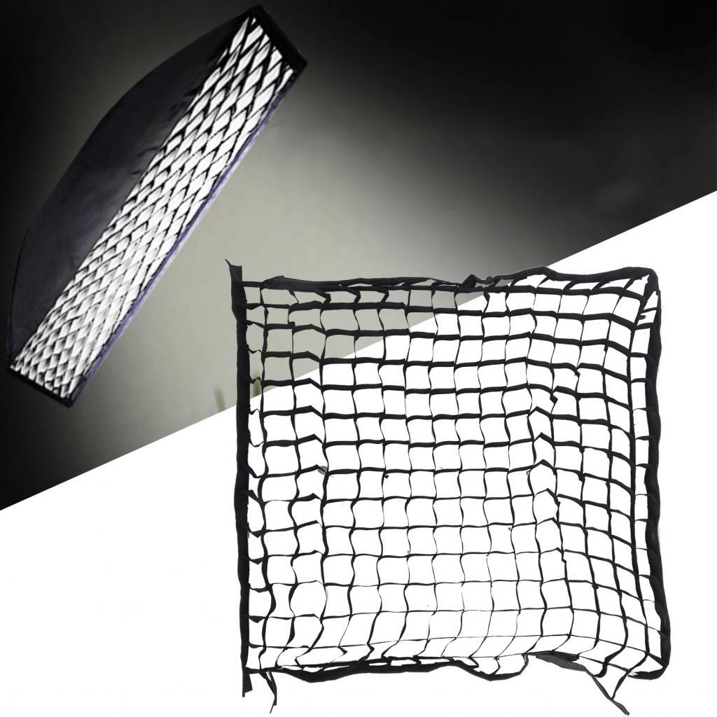80x80 ซม.Softbox Cellular Grid Mesh พร้อมตะขอและห่วงซับสำหรับการถ่ายภาพ