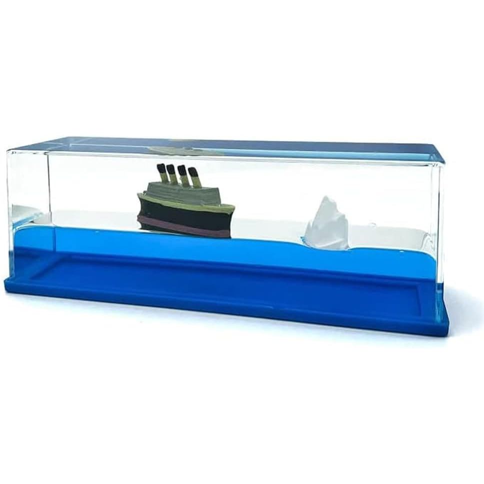 LETINE Titanic Cruise Ship Sensory Fidget Toy for Grown-Up, Tenitanic Cruise Ship in Bottle for Wave