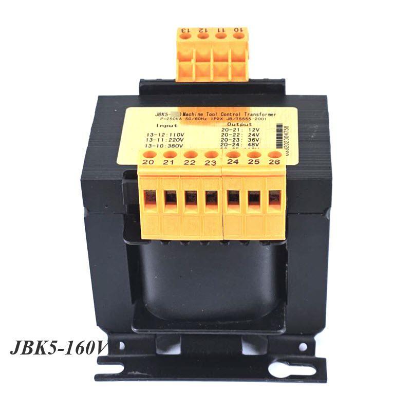 160VA หม้อแปลงไฟ JBK5 AC ไฟเข้า 380V 220V 110V ไฟออก 12V 24V 36V 48V 110V 220V สำหรับงานอุตสาหกรรม ราคา ถูกที่สุด ดีลบีเคเค แกลเลอรีภาพที่ 3