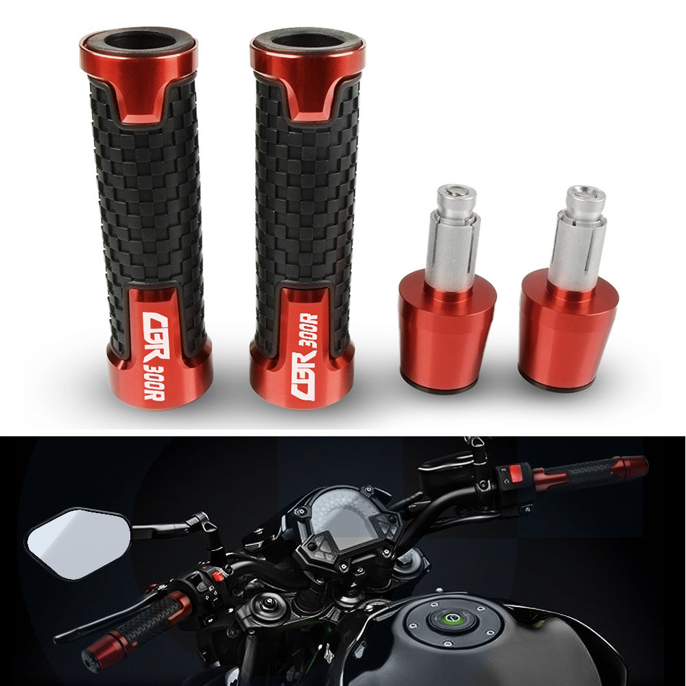 เหมาะสําหรับ Honda CBR300R CBR500R CBR600RR CBR1000RR ดัดแปลงฝาครอบมือจับยางปลั๊ก