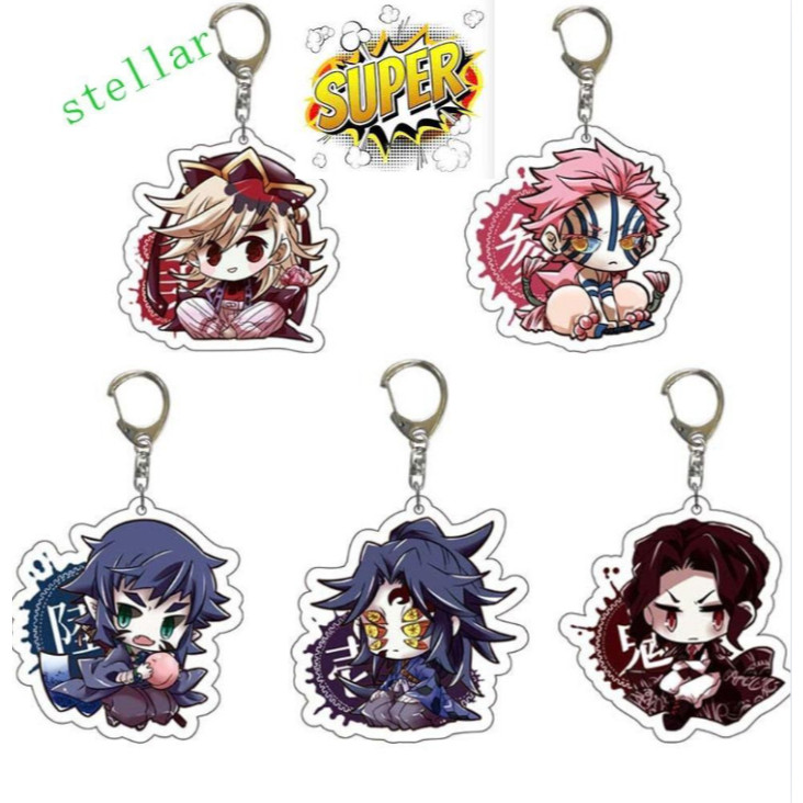 อะนิเมะญี่ปุ่นพวงกุญแจ Demon Slayer Creative อะคริลิคพวงกุญแจ Kimetsu ไม่มี Yaiba Kyoujurou Tanjiro 