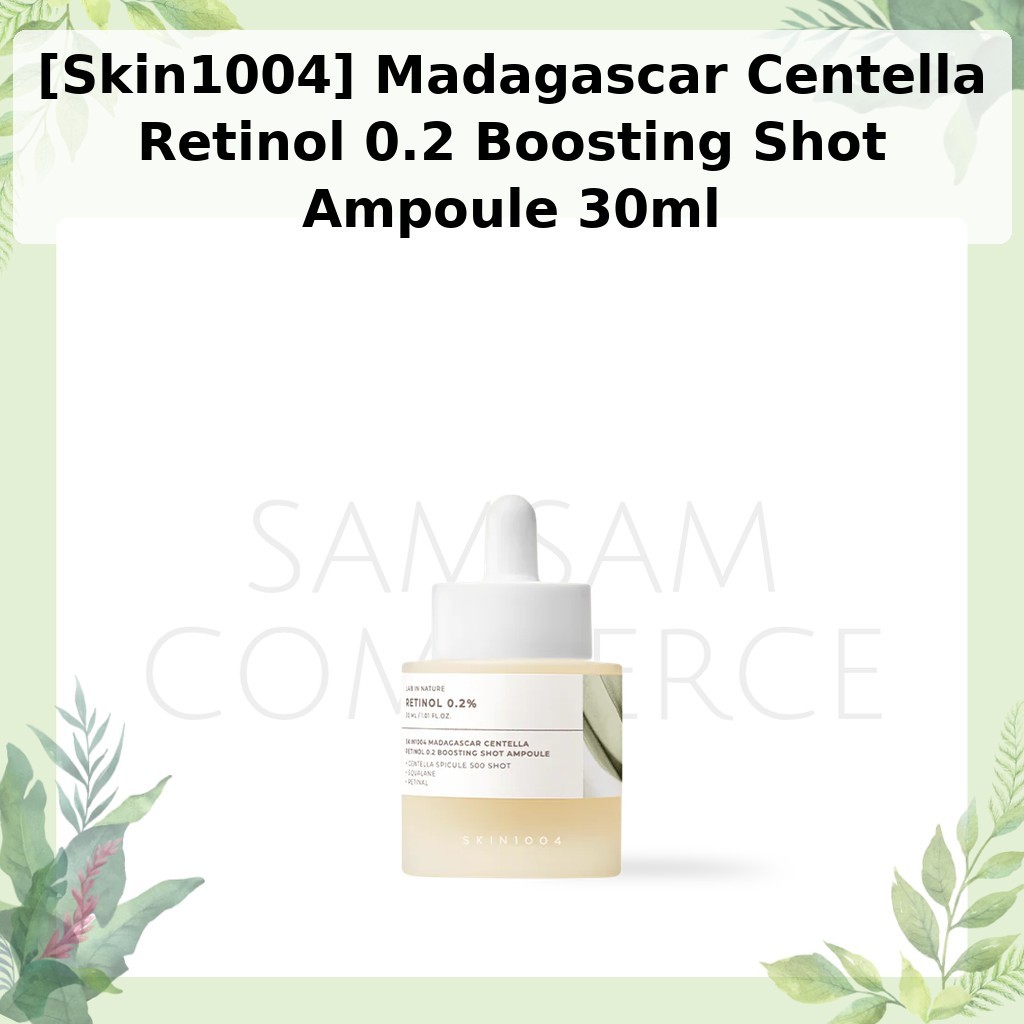 [Skin1004] มาดากัสการ์ Centella Retinol 0.2 Boosting Shot Ampoule 30ml / Korean Ampoule / Retinol Bo