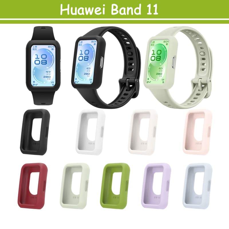 HUAWEI BAND 11 Pro เคส ปลอกซิลิโคนอ่อนนุ่มเคสสมาร์ทวอทช์สําหรับ Huawei Band11 11Pro อุปกรณ์เสริมนาฬิกา