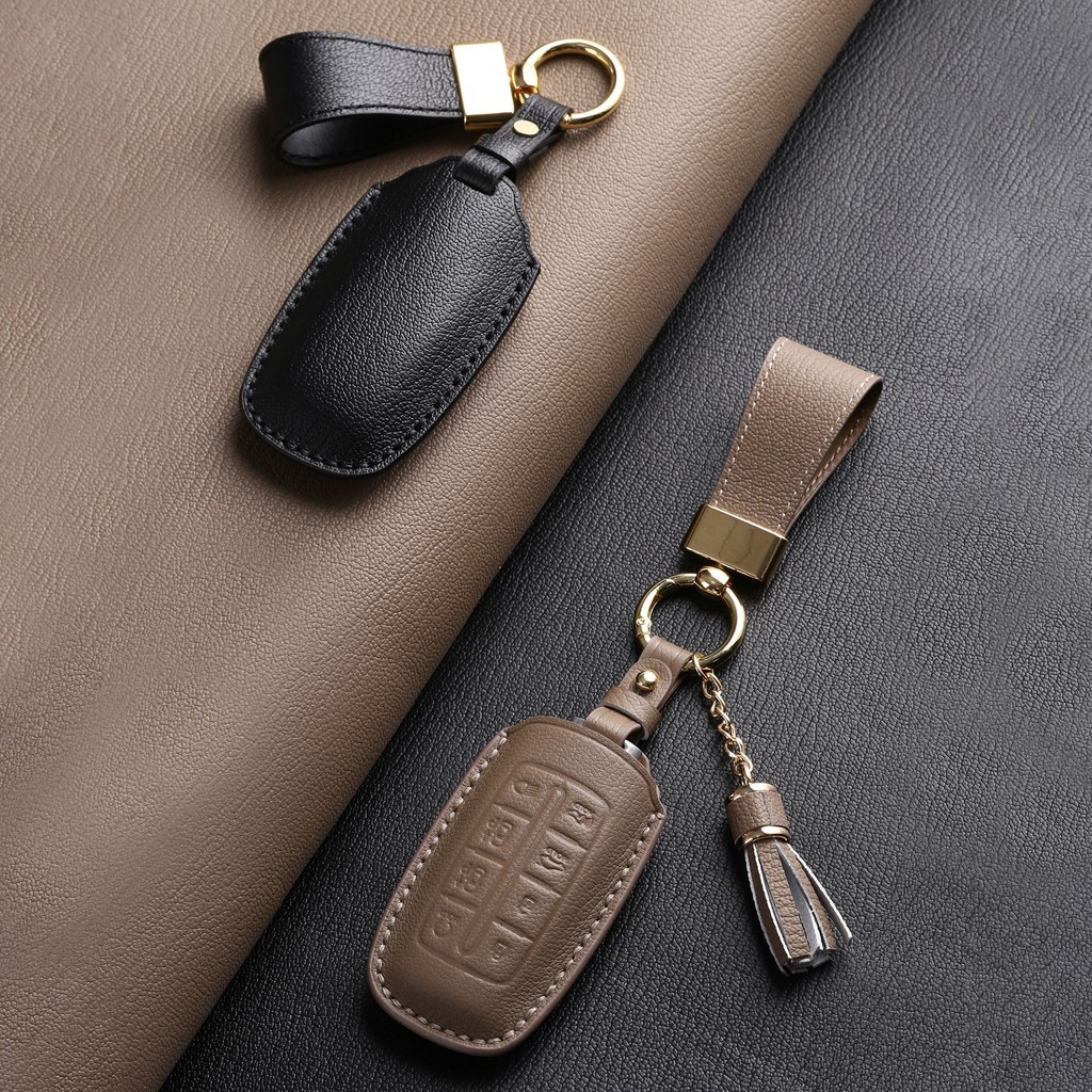 ที่กําหนดเองเกาหลีกุญแจรถเหมาะสําหรับ Genesis Genesis Key Cover ของแท้หนัง Key Case