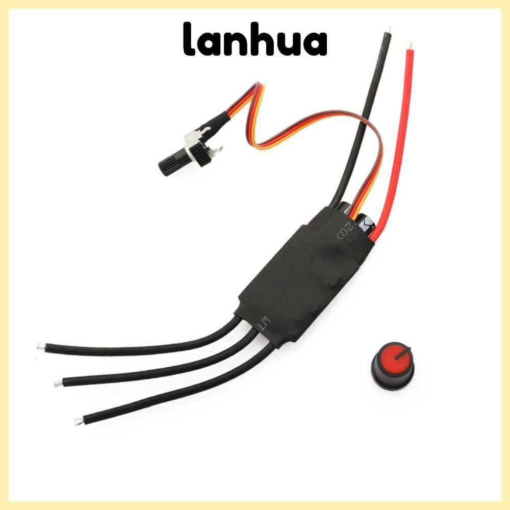 LANHUA Hallless DC มอเตอร์ไดรฟ์, Potentiometer 3-Phase มอเตอร์แบบไม่มีแปรง, DC 7-24V ความเร็วสูง DC 