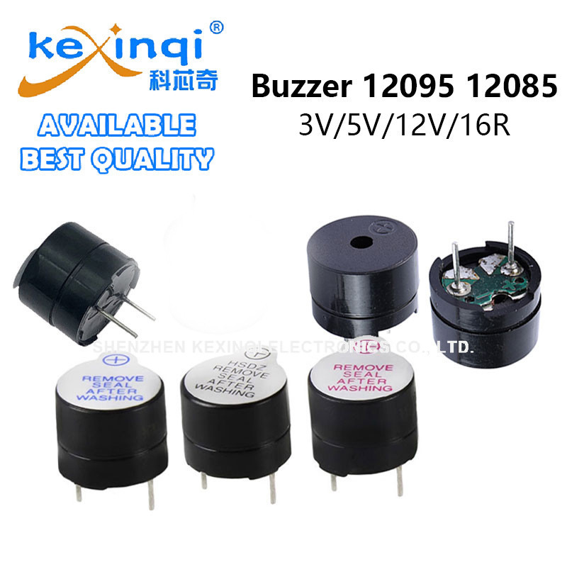(10 ชิ้น) 12095 12085 Active buzzer 3V/5V/12V TMB12A 03 05 12 Continous Beep Tone 12*9.5 12*8.5 16R