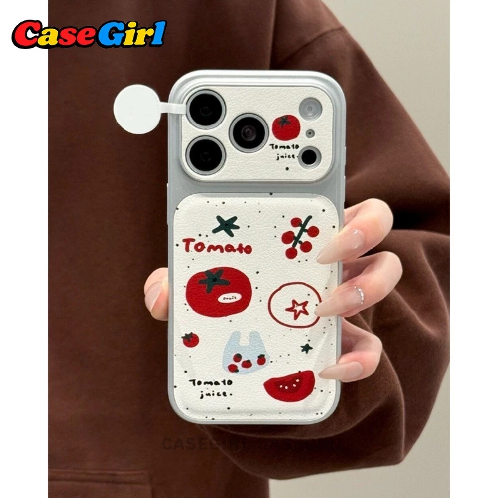 เคส iPhone 17 16 15 14 13 12 11 Pro Max Plus ซิลิโคนลายทอมาโต thumbnail 7