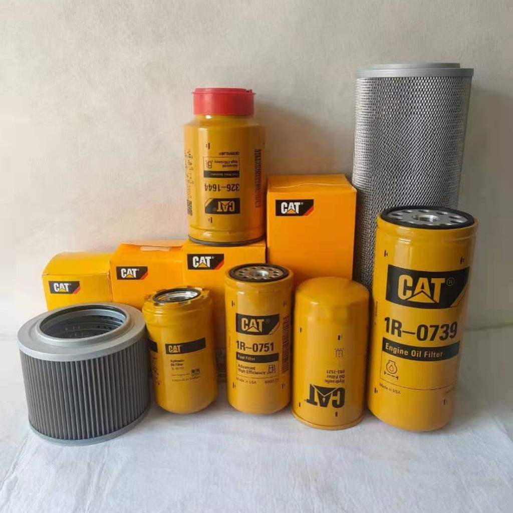 ไส้กรองเครื่องยนต์ 1R-0739 ไส้กรองดีเซล 1R-0751 ไส้กรองอากาศ 326-1644 และไส้กรองไฮดรอลิกสายกลับ-สายส