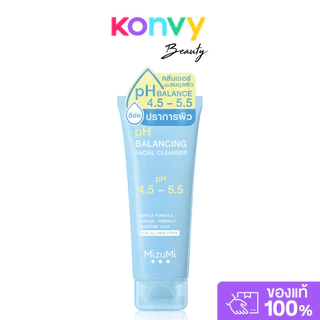 MizuMi pH Balancing Facial Cleanser 100ml มิซึมิ เจลล้างหน้า pH ผิวเฟรชเนื้อโฟมละเอียด ผิวนุ่มชุ่มชื้น ไม่แห้งตึง.