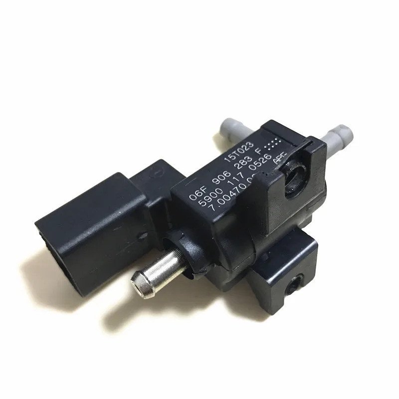 1 ชิ้น 06F 906 283 F Turbo Boost ควบคุมวาล์ว Turbocharger Solenoid วาล์ว 06F906283F สําหรับ VW Passa