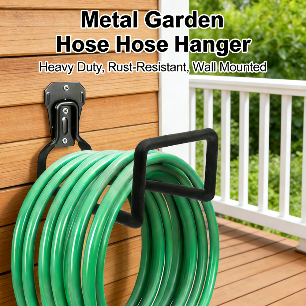 Penyangkut Hos Hos Pap ติดผนัง Logam วงเล็บโลหะแขวน Penyangkut ท่อสวนโลหะ Heavy Duty Hos