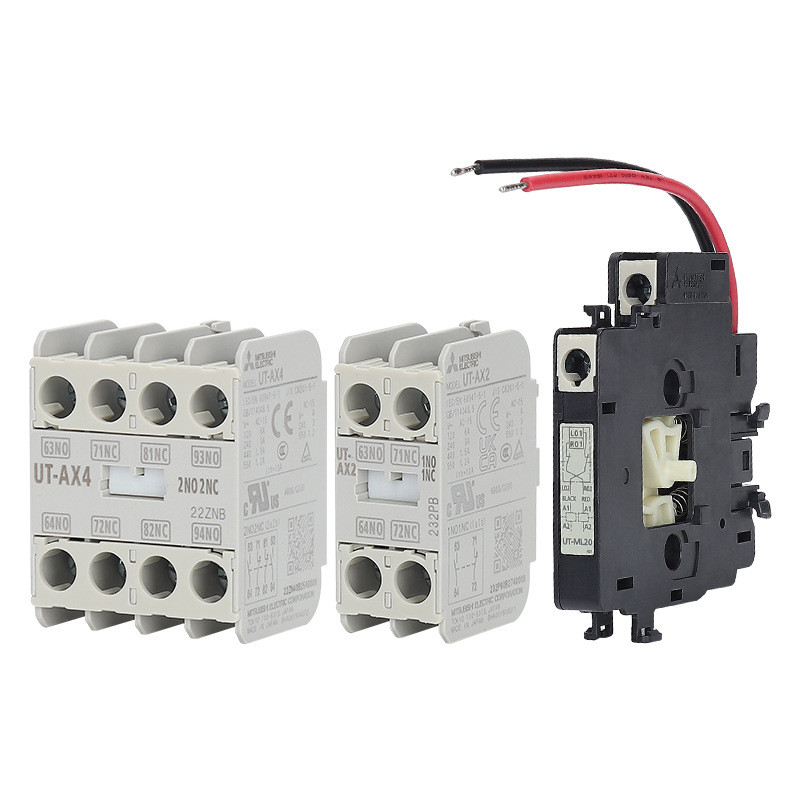 หน้าสัมผัสช่วย MITSUBISHI UT-AX4 AX2 11 80 AX150 600 UT-ML11 สำหรับคอนแทคเตอร์ MS-T