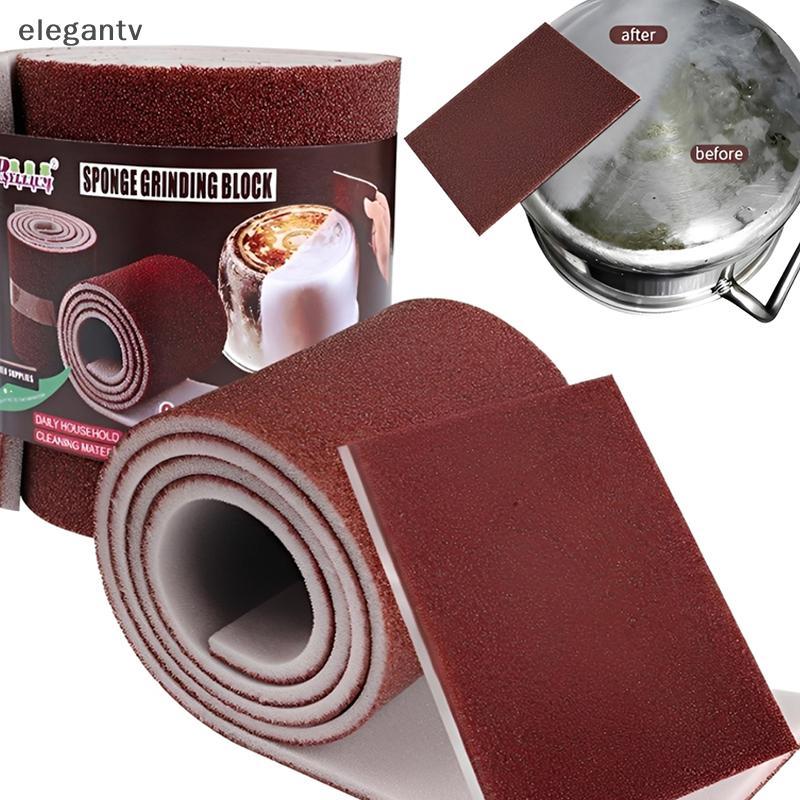 EGN ฟองน้ําทําความสะอาดซุปเปอร์มัลติฟังก์ชั่นสําหรับขจัดคราบสนิมหม้อล้างจานแผ่นขัดถูด้านล่าง N