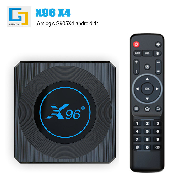 X96 X4 Set-Top box Android 11 S905X4 กล่องทีวี 4G/64G 5Gwifi 8K กล่องทีวี Cross-Border