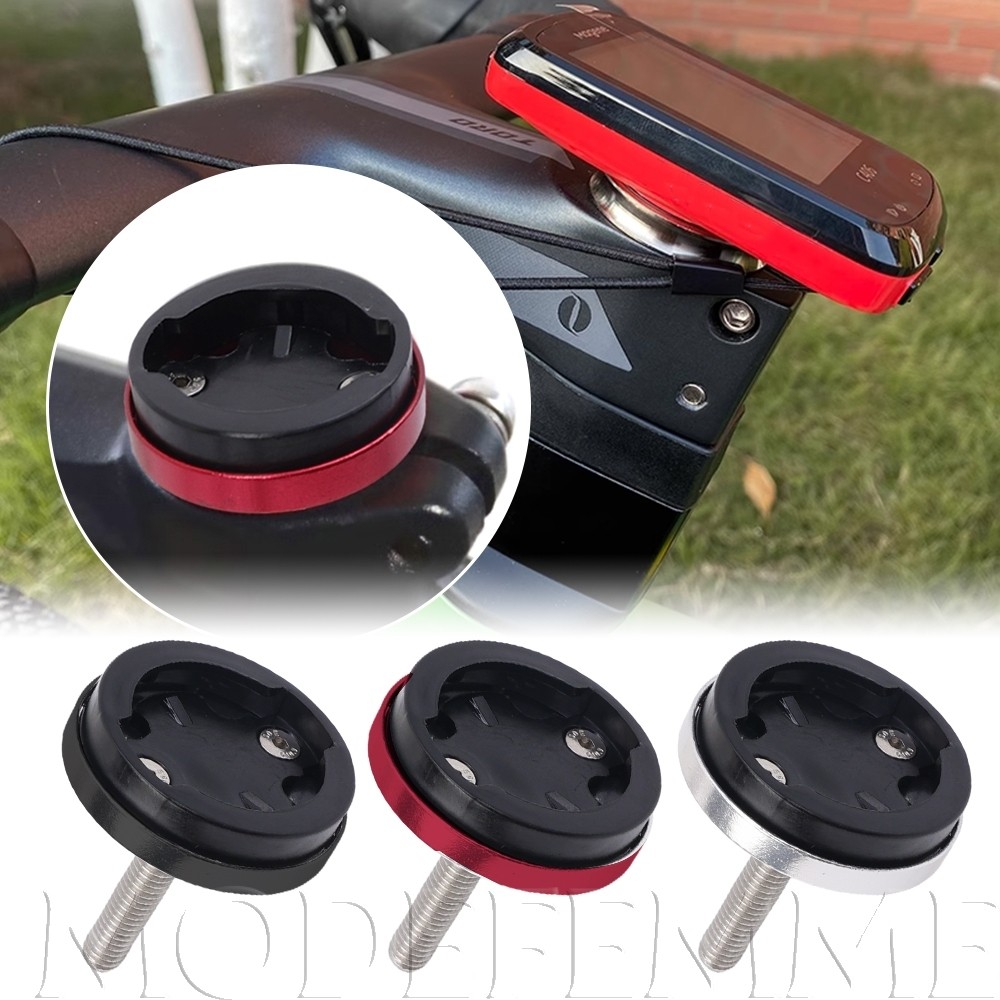 1เซ็ตจักรยานรหัสขาตั้งนาฬิกา/GPS Speedometer Mounting Bracket/อลูมิเนียมนาฬิกาจับเวลาขาตั้งเข้ากันได้กับGarmin Edge /Bryton Rider /CatEye