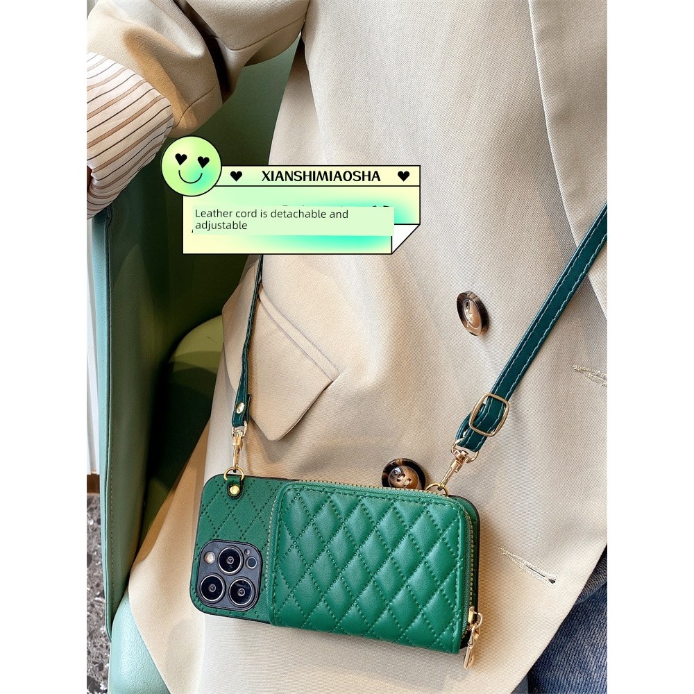 magnetic wallet magsafe wallet กระเป๋าใส่เหรียญOppo Reno14proการ์ด11แพ็ค13แนวทแยง12ไหล่+เคสโทรศัพท์9