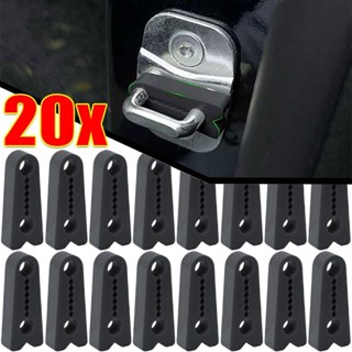 แผ่นครอบล็อคประตูรถยนต์ซิลิโคนสีดำ / โช้คอัพล็อคอัตโนมัติแบบ…