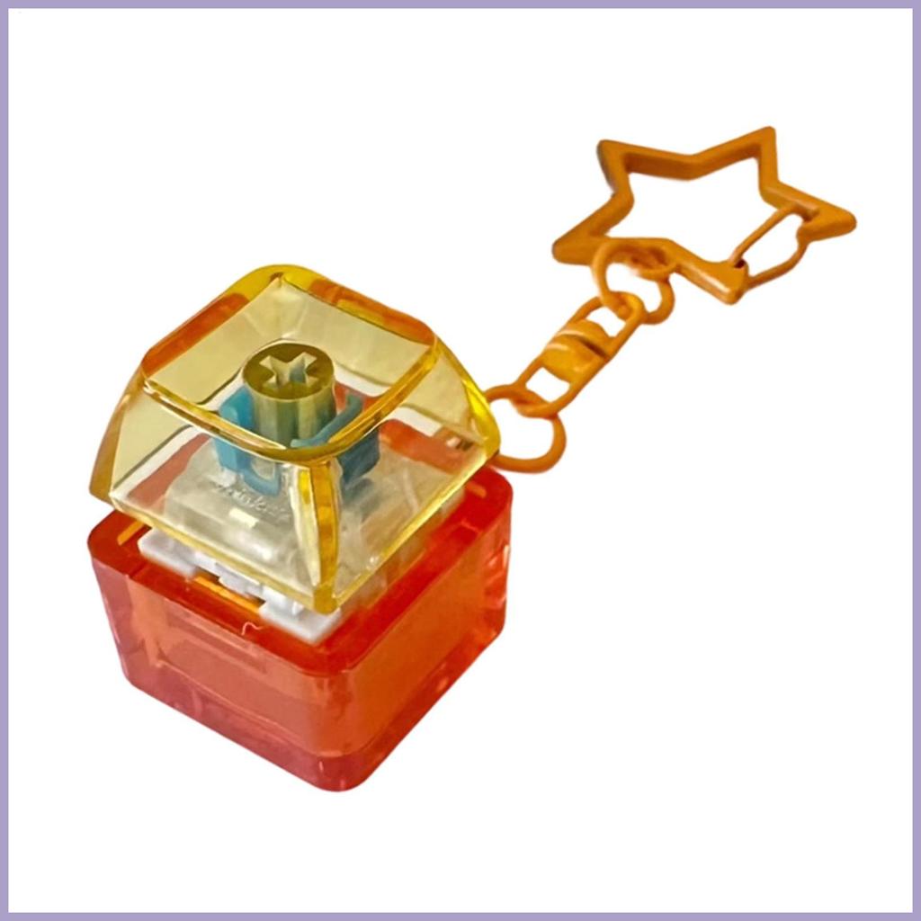 คีย์บอร์ด Fidget Light-up Star-Design Sensory ปุ่ม Key Ring Key Fidget สําหรับห้องเรียนโรงเรียนทํางา
