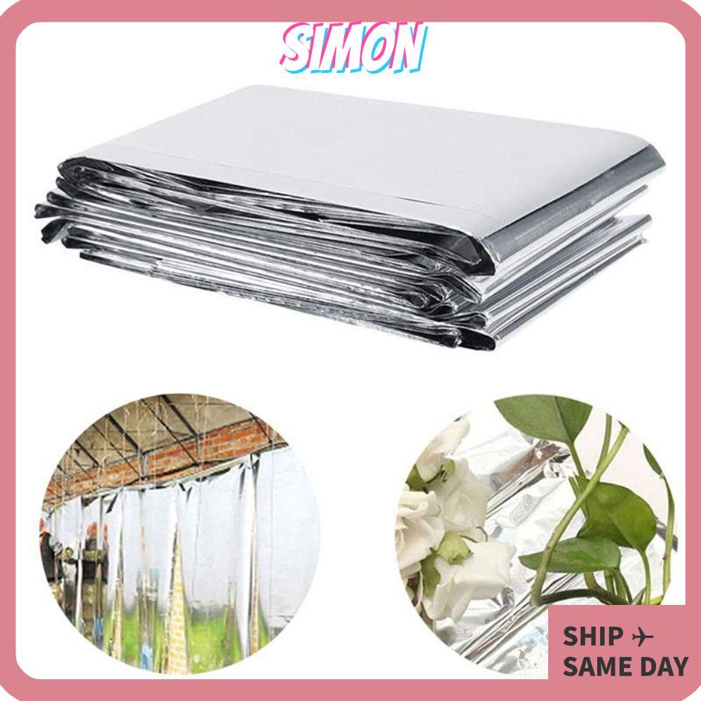 SIMON 1/2PCS ฟิล์มสะท้อนแสงสูง Hydroponic, Shade Light ไม้ผลสะท้อนแสง Mylar, PET การเกษตรเพิ่มอุณหภู