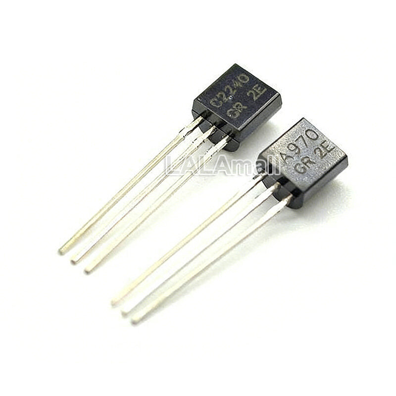 100 ชิ้น/ล็อต 2SA970 2SC2240 A970 C2240 TO-92 Bipolar ทรานซิสเตอร์