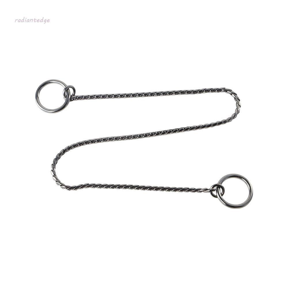 RADIANT Accessories Metal Retriever Collars Snake Chain Heavy Duty