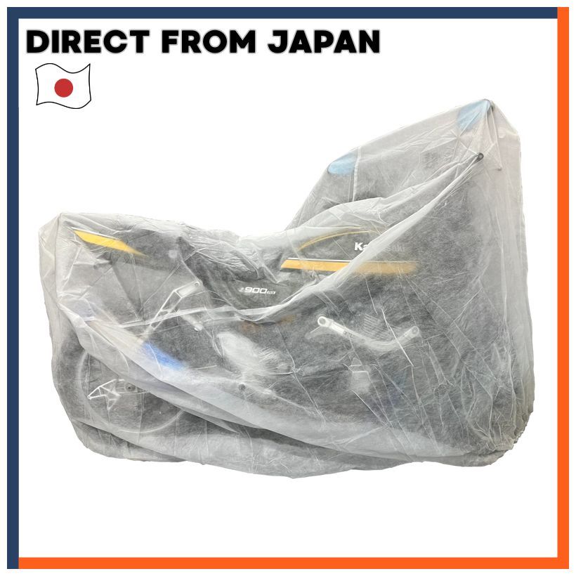 Kitaco Bike Cover Non-Woven Fabric Universal For Small Medium Large Bikes
