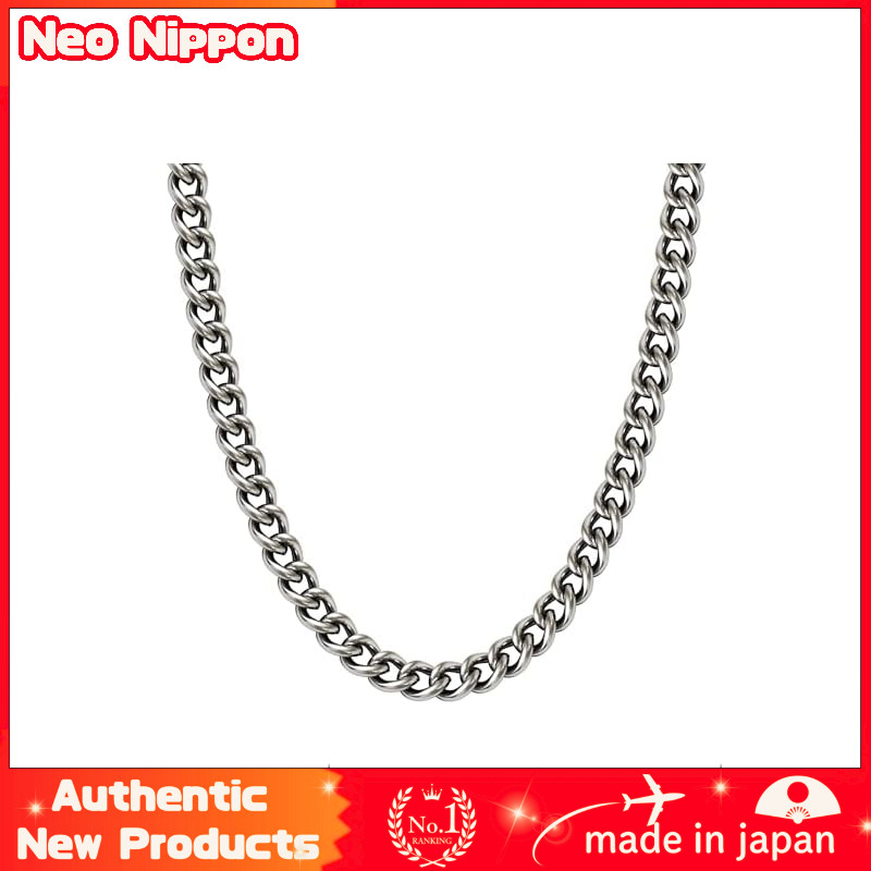 KJ Phiten Limited Edition Titanium Figaro Chain Necklace for Men and Women - Available in Lengths fr