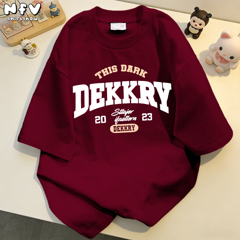 NFV สินค้ามาใหม่💕แบบนิ่ม เสื้อยืดคอตตอน100% ลายสกรีนตัวอักษรสุดเท่ alphabettshirt YG310