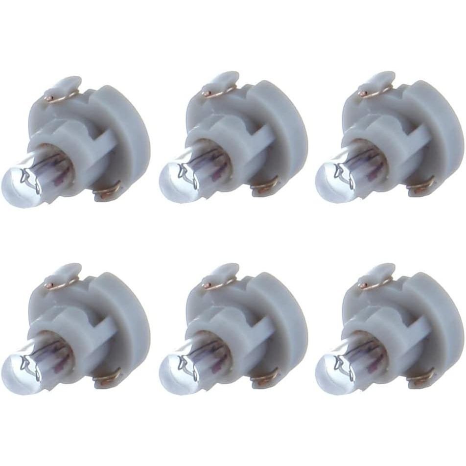 Cciyu 6 แพ็ค Warm White T3 Neo Wedge หลอดฮาโลเจนเปลี่ยน fit สําหรับ AC Light 12V