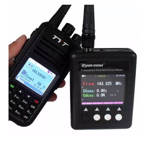 Frequency meter SURECOM SF-401 plus Frequency Counter 27Mhz-3000Mhz Radio Portable Frequency meter w