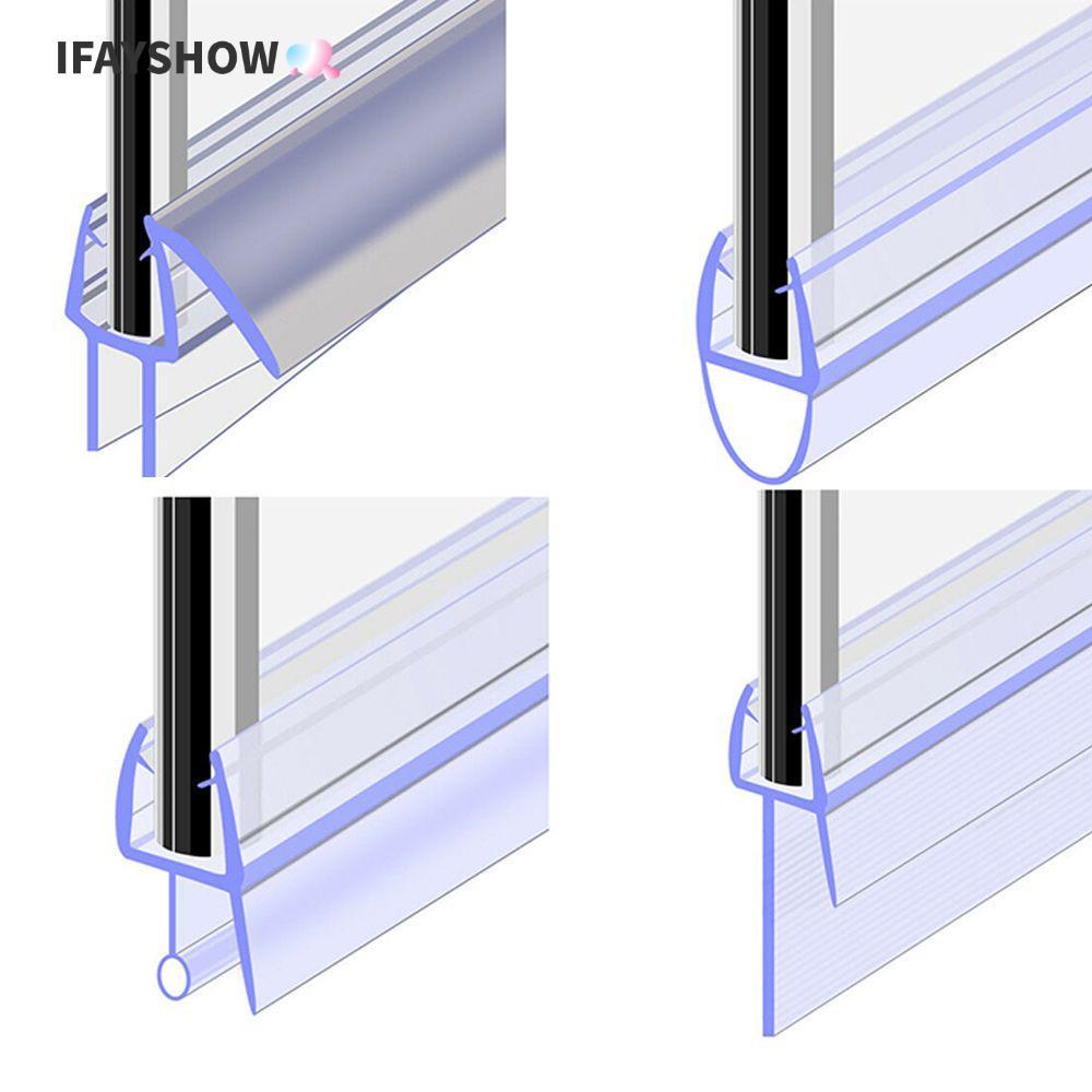 IFAYSHOW Water Baffle Rubber ฉากกั้นอาบน้ําแบบพกพาป้องกันห้องน้ําซีลหน้าต่าง