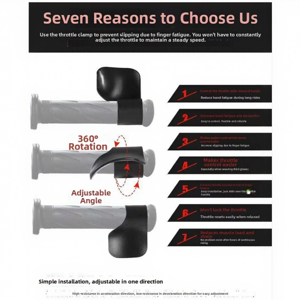คันเร่ง Response Booster สําหรับ E-Bikes และรถจักรยานยนต์ - ขนาด 4.9x6.8x2.6cm
