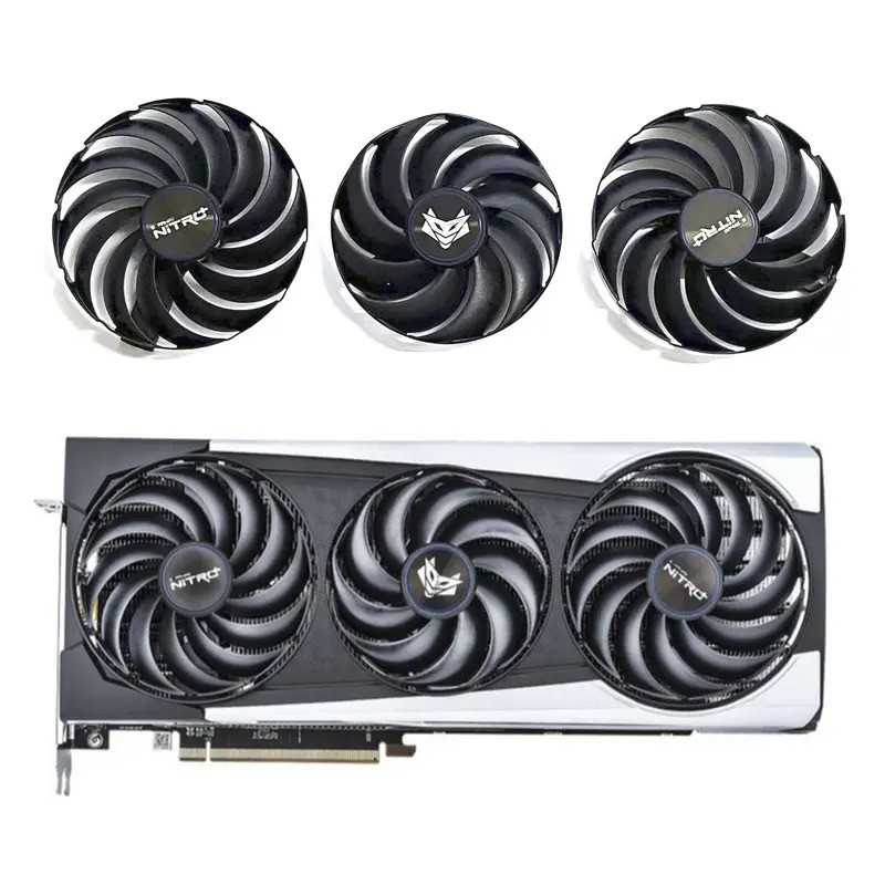 HL สไตล์ใหม่ 95mmFDC10U12D9-CRX6800 พัดลมระบายความร้อนเหมาะสําหรับ Sapphire NITRO + AMD Radeon ™ RX6