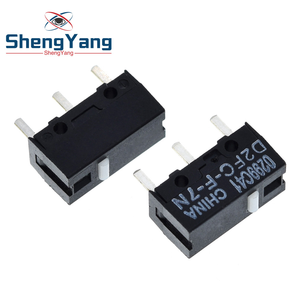 TZT 10 ชิ้น/ล็อตใหม่ของแท้สําหรับ OMRON เมาส์ Micro Switch D2FC-F-7N เมาส์ปุ่ม Fretting D2FC-E-7N D2