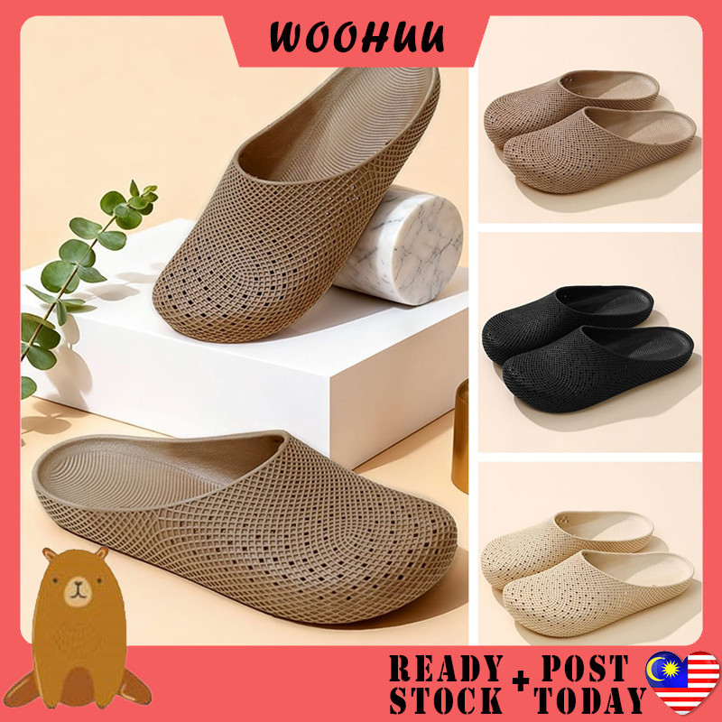 WOOHUU Women Flat Wedge Sandals Kasut Perempuan Kasut Wanita Flat Wedge Sandals