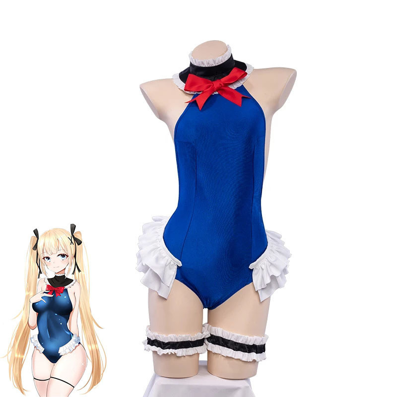 Z Azur Lane Cosplay ชุดว่ายน้ำเซ็กซี่ของคาแรกเตอร์ Marie Rose พร้อมเครื่องประดับครบชุด