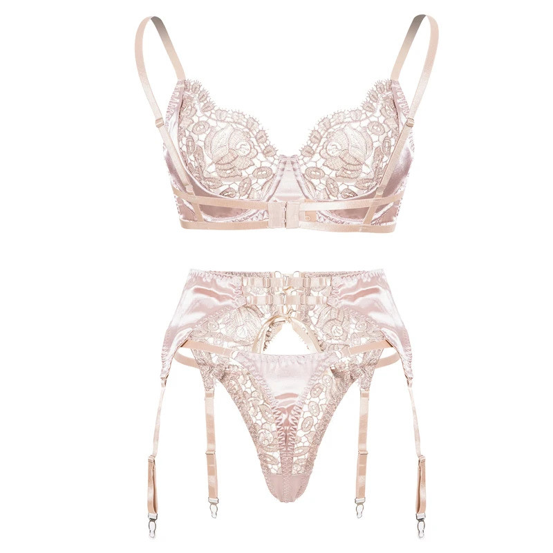 To Women's Bras and Underwear Sexy-lingerie-set Woman's Bra and Panties Sets Sexy Ladies Outfits Lin