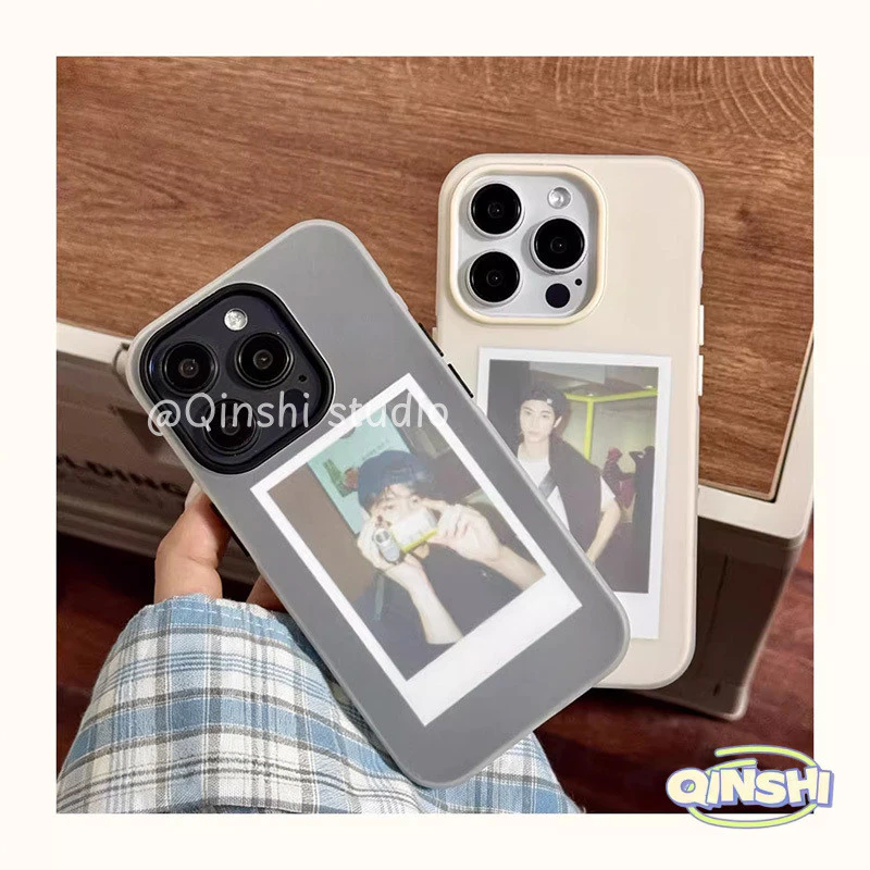 เหมาะสำหรับ Infinix Smart 6 8 5 7 Plus Pro 20 30 8HD 11 30i 12 30 40i 9 Spark GO 20 10 เคสโทรศัพท์แบบสองinหนึ่งสีพื้นเรี