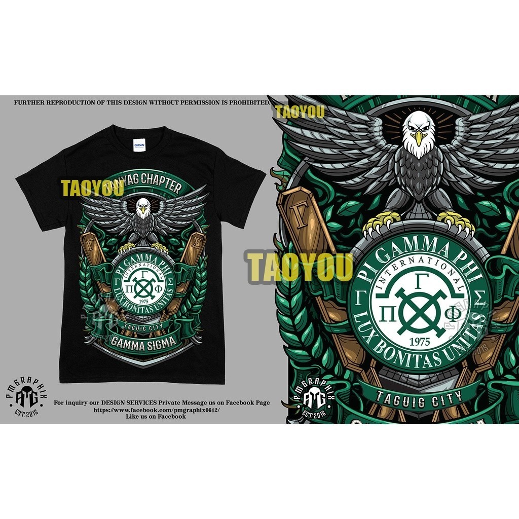 Pi Gamma Phrat เสื้อ Gamma Sigma Fratshirt ออกแบบสําหรับ Pi Gamma Phi ระเหิด Fret เสื้อ Tshirt ผู้ชา