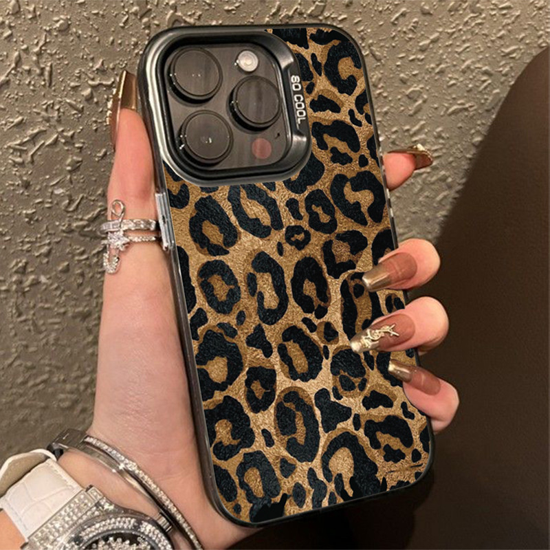 หรูหราอินเทรนด์สีน้ําตาลเสือดาวเคสโทรศัพท์สําหรับRedmi 14C 15C 13 12 13Cหมายเหตุ14 13 12 11 Pro Plus Turbo 12S 11S 10 Pro Cover