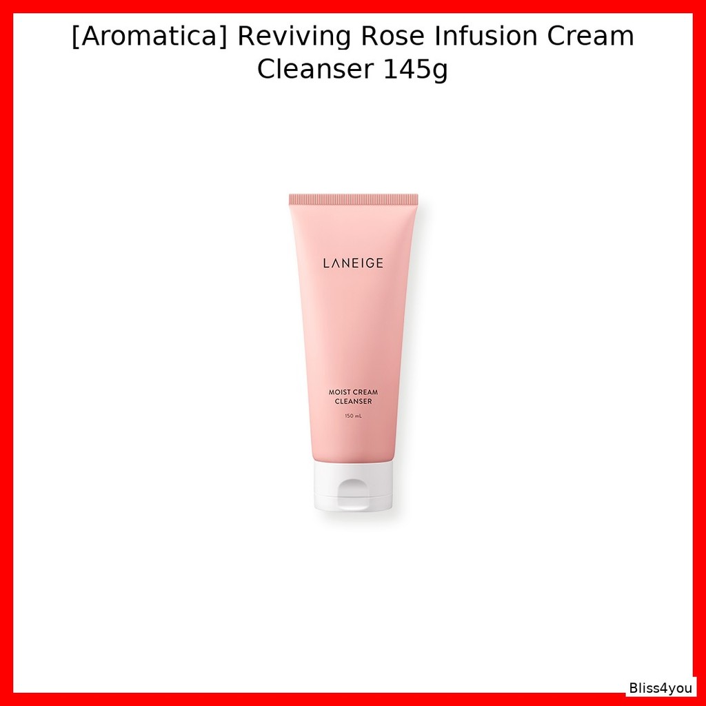 [Aromamatica] Reviving Rose Infusion Cream Cleanser 145g / คลีนซิ่ง ฟื้นฟู by Bliss4you