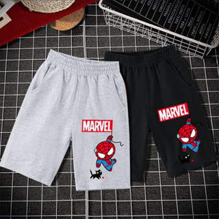 กางเกงขาสั้นเด็กลายสไปเดอร์แมน สำหรับวัยเติบโต อายุ 2-14 ปี